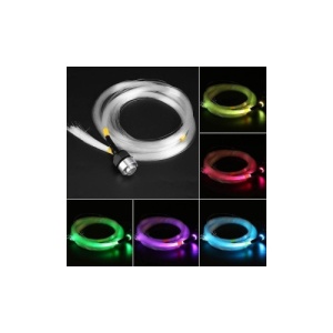 Kit fibra optica plafon instelat LED RGB cu telecomanda si sursa de alimentare 0,75mm 295 fire 3 metri 12V Cod: HH-2953 - Img 2