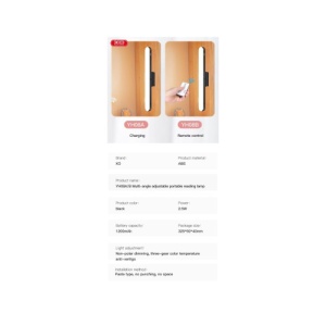 Lampa LED reincarcabila cu telecomanda 1200mAh Cod: XO-YH08B - Img 3