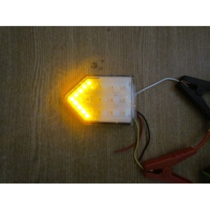 Lampa stop camion DF TRL001 cu sticla TRANSPARENTA LED 12v - Img 2