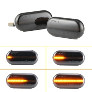 Lampi LED semnalizare dinamica compatibila DACIA Duster, Lodgy, Logan, Dokker, RENAULT, NISSAN, OPEL, SMART. COD: HOP-A128D - Img 1