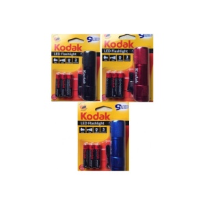 Lanterna KODAK 9 LED-URI, 46 lumeni, raza de actiune 25 m, IP62,3 baterii AAA ,diverse culori Cod: ADVF80 - Img 3