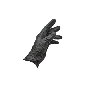 Manusi din nitril negre nepudrate cu textura aderenta pe degete, 100 bucati Cod: DISTT87 / DISTT86 / DISTT85 - Img 3
