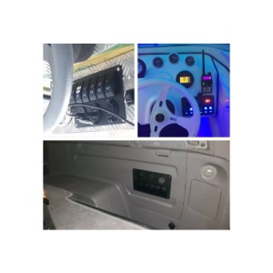 Panou cu voltmetru, USB, prizÄƒ 12V È™i 6 Ã®ntrerupÄƒtoare Cod: SP10 - Img 5