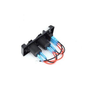 Panou intrerupator cu mufa bricheta si USB 12V Cod: SP-030 - Img 2
