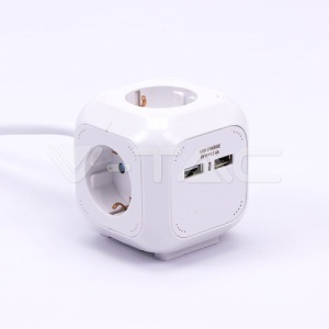 PrizÄƒ 4 Circuite È™i MufÄƒ USB CubicÄƒ 3G 1.55mm x 1.4m COD: 8800 - Img 2