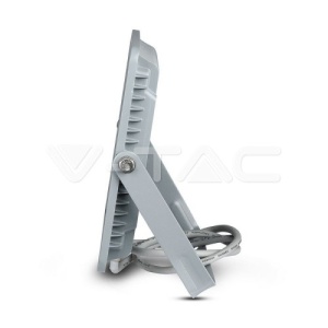 Proiector LED SMD 100W Cip SAMSUNG Slim Gri 6400K 120LM/W COD:771 - Img 2