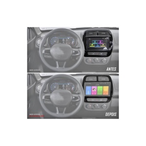 Rama Navigatie 9" cu cablaj si modul canbus compatibila Dacia Spring 2020 -> Cod: NV3044/ GR2 - Img 2
