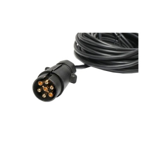 Set lampi LED magnetice cu triunghiuri reflectorizante pentru remorca, fisa 7 pini, cablu 2,5m, cablu fisa 7,5 m Cod: BK98483 - Img 2