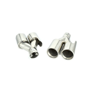 Set ornament toba stanga dreapta Crom compatibil BMW pachet M Cod: 7100417 - Img 2