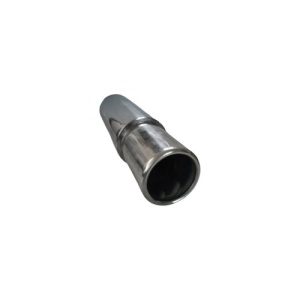 Toba inox universala, iesire 8 cm, intrare 4.8 cm, lungime 50 cm Cod: 50143 - Img 3