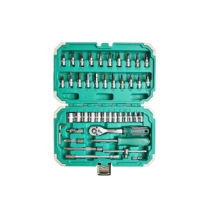 Trusa chei tubulare, torx, hex cu clichet 46 piese Breckner Germany Cod: BK80653 - Img 2