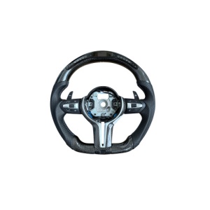 Volan sport carbon cu display compatibil BMW Seria 5 F10/F11/F07, Seria 6 F06/F12/F13, Seria 7 F01/F02, Cod: OCH-16 - Img 1
