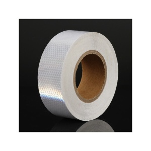 Banda reflectorizanta tip fagure culoare Alba 5cmx25m Cod: CH-022W - Img 2