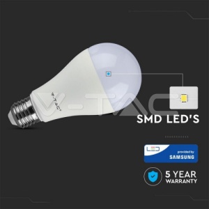 Bec LED Cip SAMSUNG 12W E27 A++ A65 Plastic 4000K COD: 250 - Img 2
