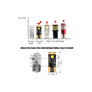 Becuri T10 3SMD 3030 12V Canbus Premium 400lm, lumina alba Cod: T10-1-EK - Img 3