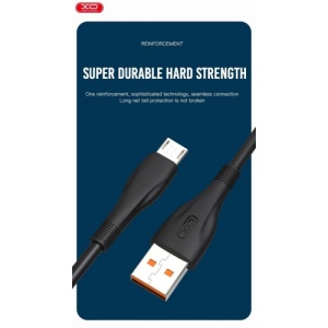 Cablu pentru incarcare 6A Quick Charge si transfer date Micro USB COD: XO-NB185-M - Img 1