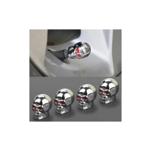 Capacele cromate pentru valve model "CRANIU " Cod:QMZ-04 - Img 1