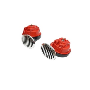 Claxon auto universal 12V cu grila crom si releu Cod: BK60101 - Img 1