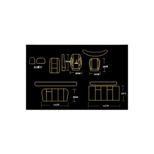 Huse scaune auto universale fractionate Premium compatibile SUV si Limuzine Cod: HNG2504 - Img 16