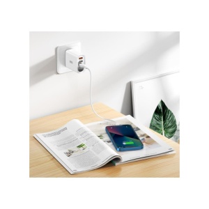 Incarcator retea 4 USB : 1USB Quick charge QC3.0 + 3USB 2.4A cu cablu Type-C Cod:XO-L100C - Img 3