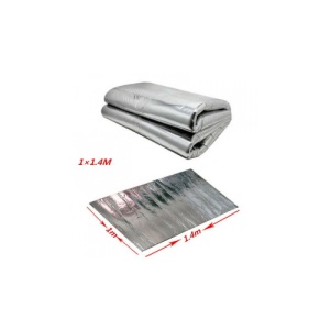 Insonorizant auto cu aluminiu, adeziv, grosime 6mm , 1.4m x 1m Cod: 025-6 - Img 1