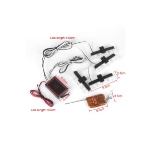 Lampa LED profesionala stroboscopica 12V cu telecomanda Cod: HH-JZD44 - Img 9