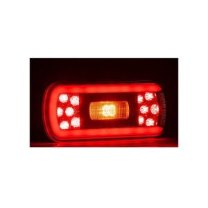 Lampa spate 220x100, 6 functii, cu ceata si numar, LED, Fristom Cod: FT-130PM - Img 6