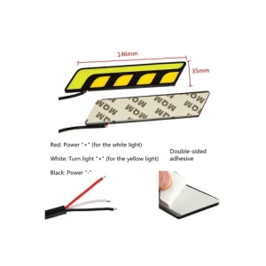 Lumini de zi DRL cu functie de semnalizare Cod: A8354 - Img 5