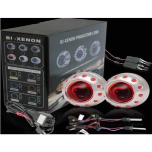 Lupe Bi-xenon Devil Eyes ALB 2.5 inch 001W - Img 1