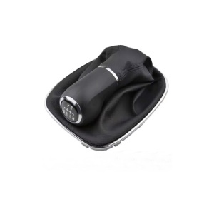 Maner si manson schimbator auto imitatie piele compatibil Opel Corsa D 2006-2014 cu 2 adaptoare pentru 5 si 6 viteze Cod: SC-114 - Img 3