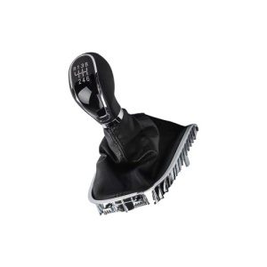 Maner si manson schimbator imitatie piele compatibil Opel Astra Buick excelle GT/XT cu 2 adaptoare pentru 5 si 6 viteze Cod: SC-126 - Img 2