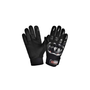 Manusi Moto, Atv,Bicicleta cu protectii, Marime universala, Negru Cod: 11371 - Img 1