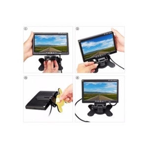 Monitor camere 360Â° / marsarier cu 4 intrari Cod: JCS-7003-4 - Img 3
