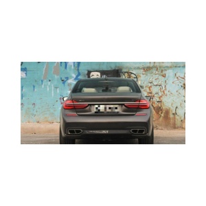 Ornament de toba compatibil BMW Seria 7 G11 G12 tip M 760i - Negru Cod:H201BL - Img 8