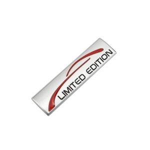Ornament metalic "LIMITED EDITION" Cromat 9cmx2,4cm Cod: ART-LE1S - Img 1