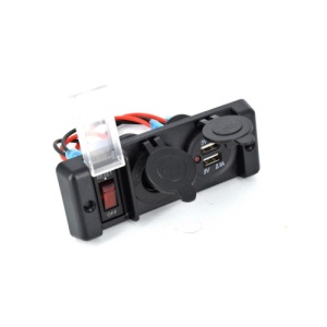 Panou intrerupator cu mufa bricheta si USB 12V Cod: SP-030 - Img 3