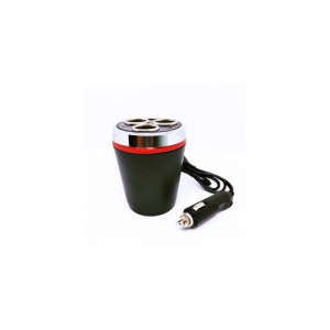 Prelungitor bricheta 3x1 si USB 3100 mA,120W, 12v / 24v, Negru Cod:1514 - Img 1
