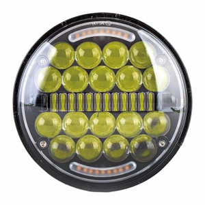 Proiector LED 90W 12-24V cu 2 faze si lumina de zi DRL alba SPT701-901 - Img 1