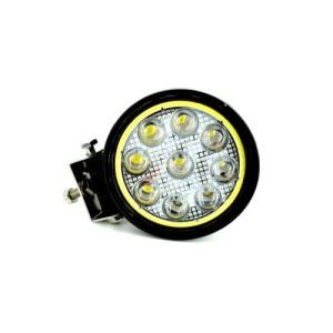 Proiector LED CH07-02 rotund 27W cu angel eyes ALB, Spot Beam 30Â° 12/24Vâ€‹ LW015 - Img 1