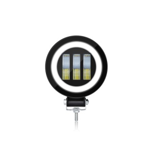 Proiector LED cu Angel Eyes DRL lumina alba 30W Cod: ZC-4RO - Img 1
