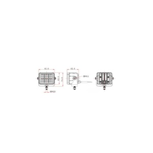 Proiector LED profesional 5700k,30w (6 Led Osram x 5W) Cod: KM3236F-30W - Img 2