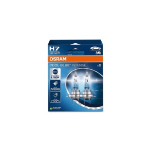 Set 2 becuri halogen H7 Osram Cool Blue Intense 12V, 55W Cod: 387538 - Img 1