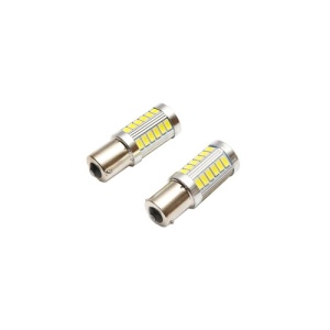 Set 2 becuri LED SMD 12V BAU15 0,25A lumina rece Cod: BK80027 - Img 3