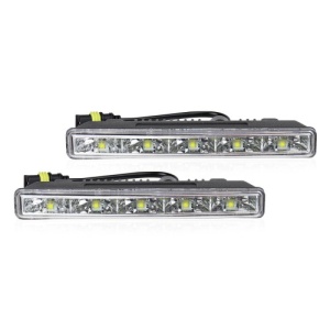 Set 2 proiectoare DRL 12/24V, 5 LED-uri, DRL501HP Amio Cod: 01520 - Img 3