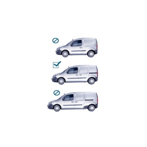 Set bare portbagaj longitudinale compatibil Renault Kangoo 2008-> Cod: ER-BALON-01 / ER-A - Img 3
