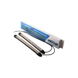 Set lumini de zi LED DRL cu functie de semnalizare dinamica Lumina de zi alba / Semnalizare dinamica galbena 12V Cod: ZC-D3 - Img 4