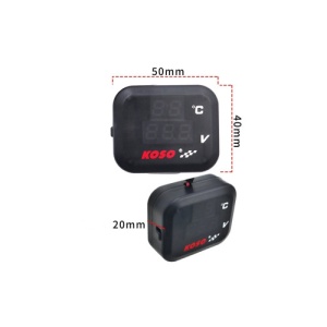 Termometru 4 in1 + mufa bord incarcator USB 3A + voltmetru 12V Cod: DS4030 - Img 4