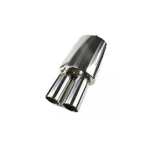Toba sport inox dubla, diametru intrare 60 mm, lungime totala 550 mm, corp 320 mm Cod: 801212-7676P - Img 2