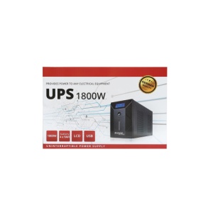 UPS 3000VA/1800W cu baterii 4x9Ah si 3 prize shuko, LCD, USB, AVR Cod: BK69769 - Img 4
