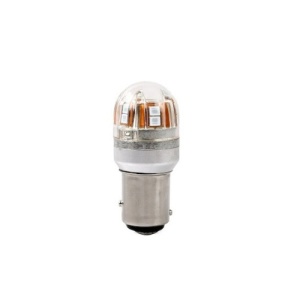 Bec 2 faze BAY15D T.V. P21/5W 15SMD 2835 12V CANBUS nonpolar 320 lumen / Lumina rosie Cod:SPT15-1157-R - Img 1